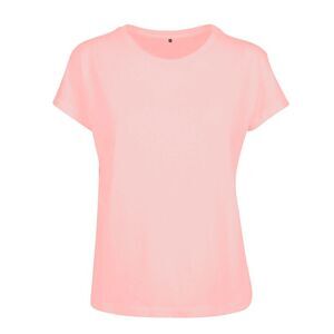 Build Your Brand Womens/Ladies Box T-Shirt / Pink